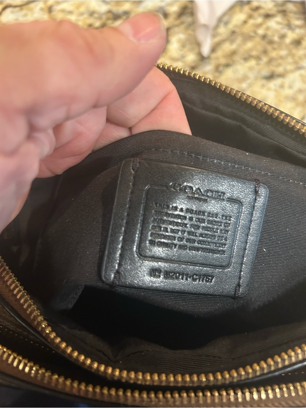 COACH 2021 Jes Blocked Signature Coated Canvas Leather Crossbody Bag - C1767 - Picture 10 of 10
